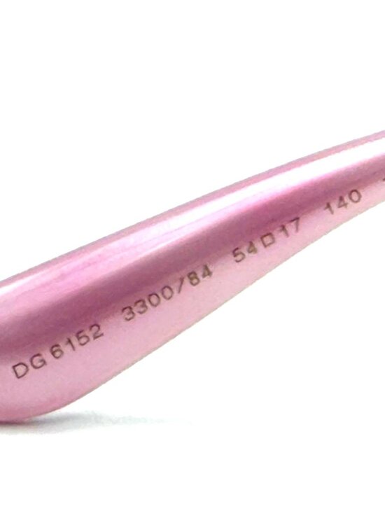 NEW DOLCE GABBANA DG6152 3300/84 PINK/LIGHT PINK WOMEN SUNGLASSES 54MM 17 140 main image 4